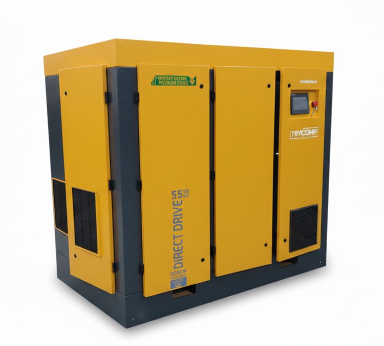 55kW TryComp rotary screw compressor